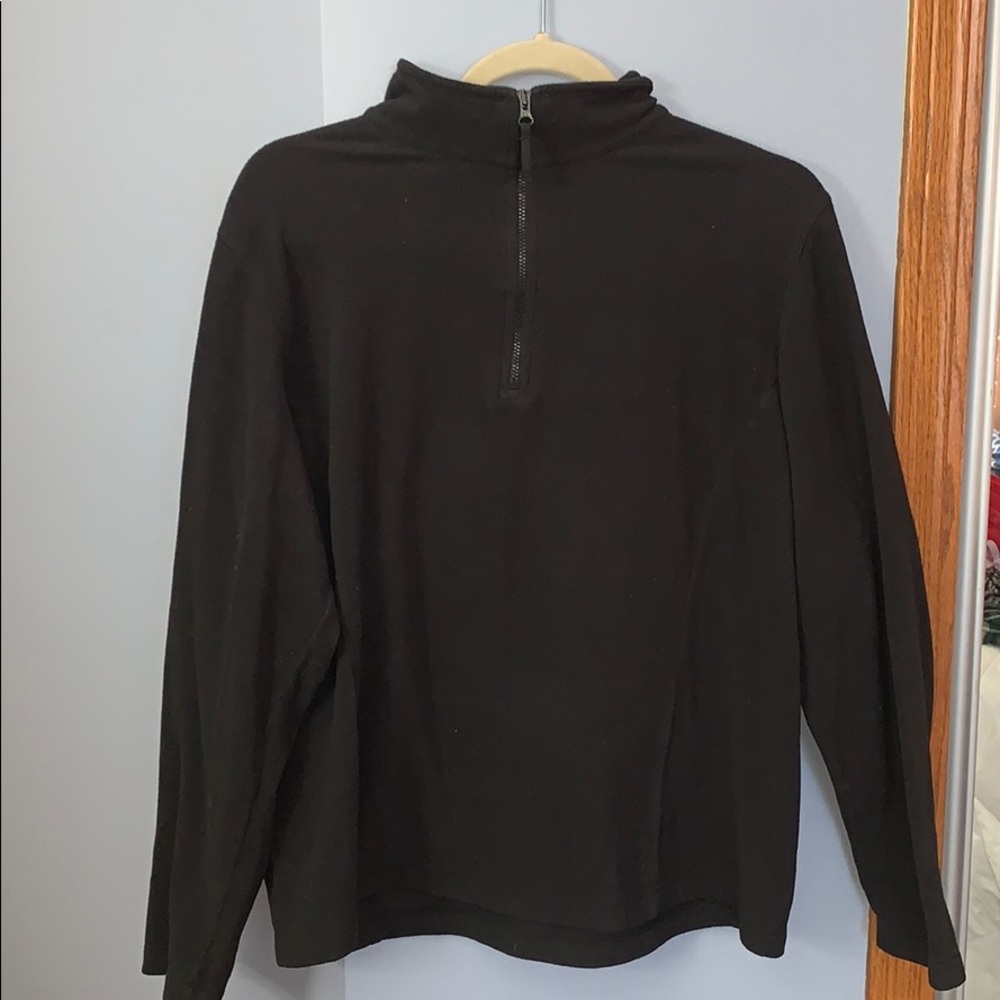 Lands’End Black fleece pullover